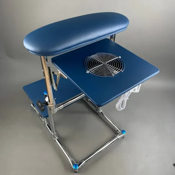 AKRI Pedicure Footrest with Two Shelves – Professional Pedicure Stand