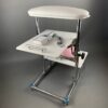 AKRI Pedicure Footrest with Two Shelves