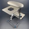 AKRI Pedicure Footrest with Two Shelves – Professional Pedicure Stand