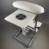 AKRI Pedicure Footrest with Two Shelves – Professional Pedicure Stand
