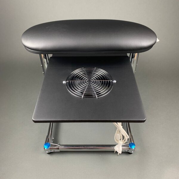 AKRI Pedicure Footrest with Two Shelves – Professional Pedicure Stand