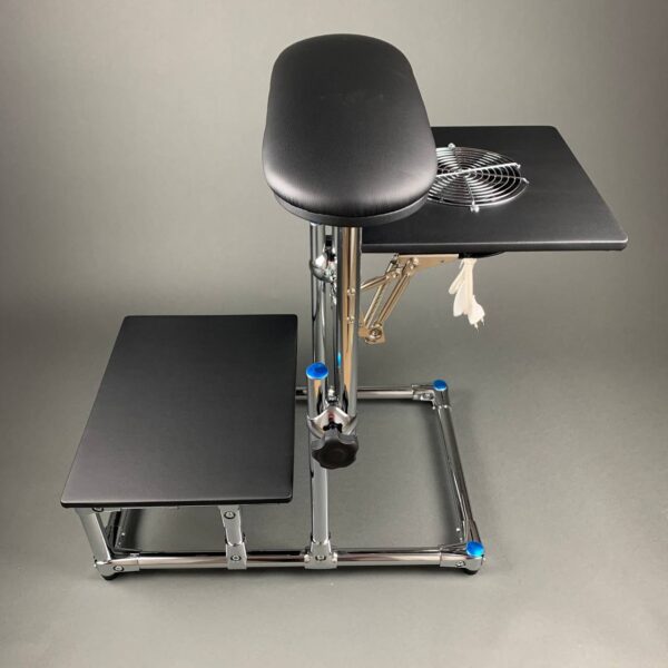 AKRI Pedicure Footrest with Two Shelves – Professional Pedicure Stand