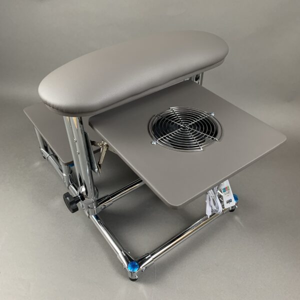 AKRI Pedicure Footrest with Two Shelves – Professional Pedicure Stand