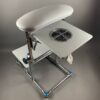 AKRI Pedicure Footrest with Two Shelves – Professional Pedicure Stand